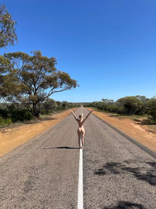 I learnt the hard way that this road is busier than it looks by cheekyblondeaussiie