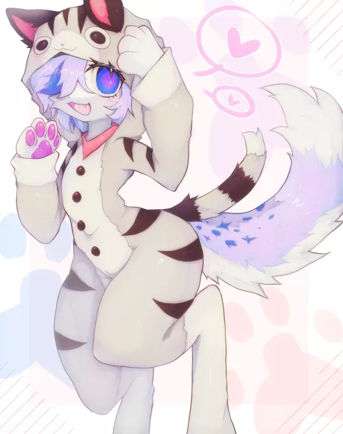 Kitty Kigurumi 🩷 (art by me, torapuff on twitter !!) by Purrless