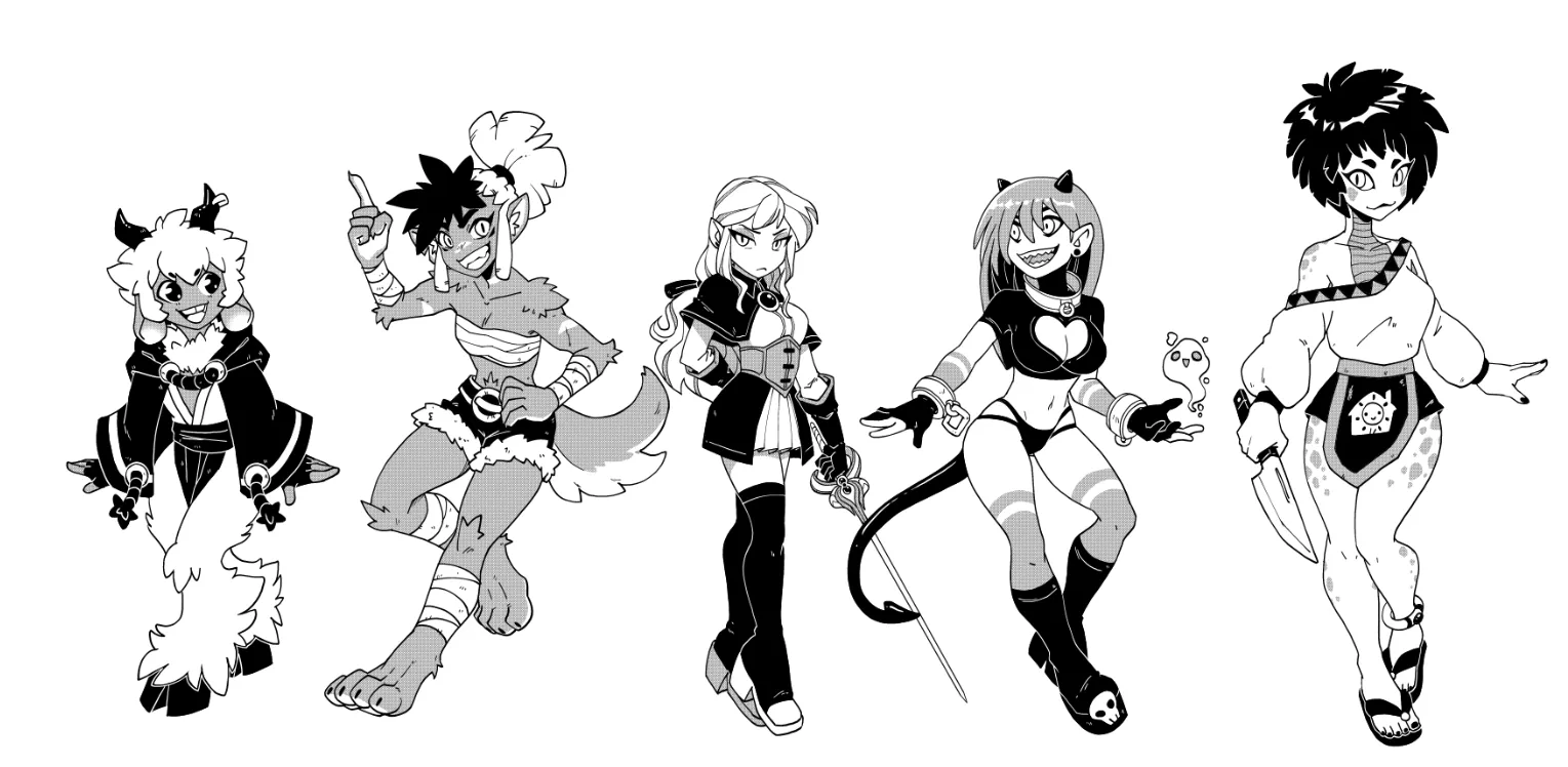 Monster girls research for Freaky 1/2 [OC] posted by Ash_Kohari