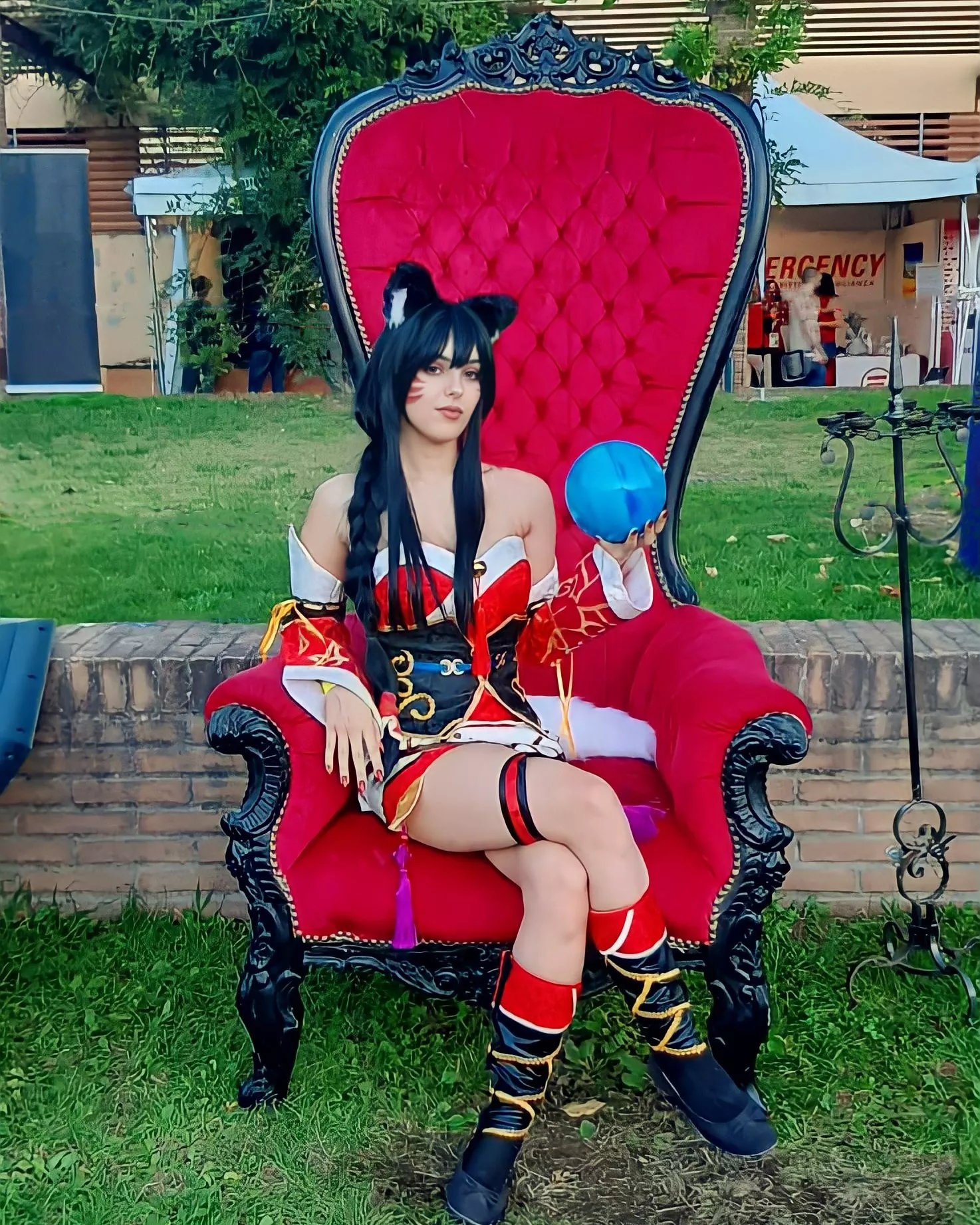 my Ahri cosplay at Lucca comics 🦊💗 posted by Reyz_001