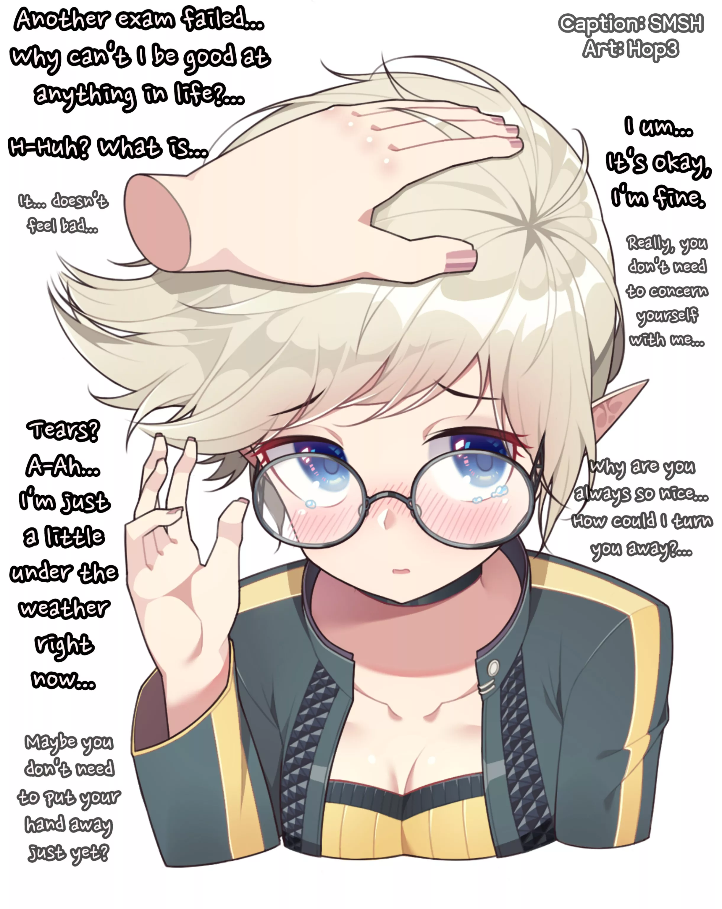 Pat Pat [FSub] [Wholesome] [Reverse Comfort] [Failed Exam] [Headpat] [87/365] posted by SMSH-1A