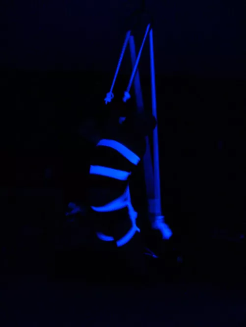 Practice for our black light performance by dolphinguy_2000