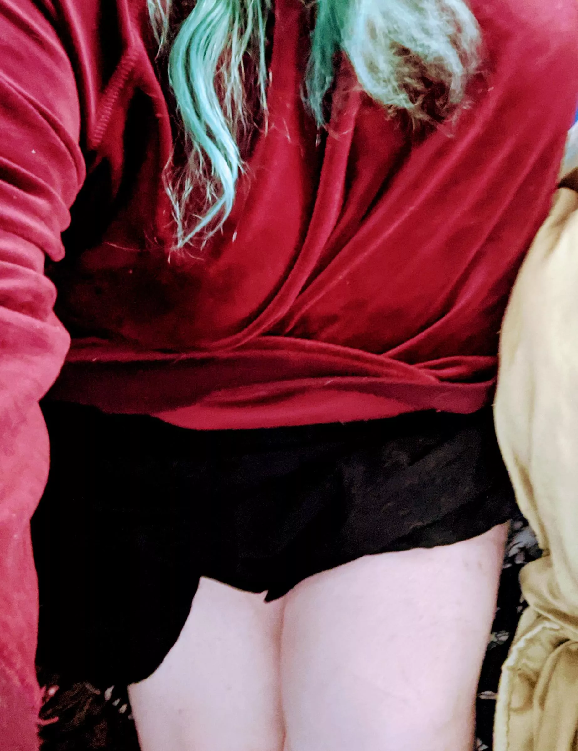 Sliding up my skirt just a little bit posted by grlsNprls