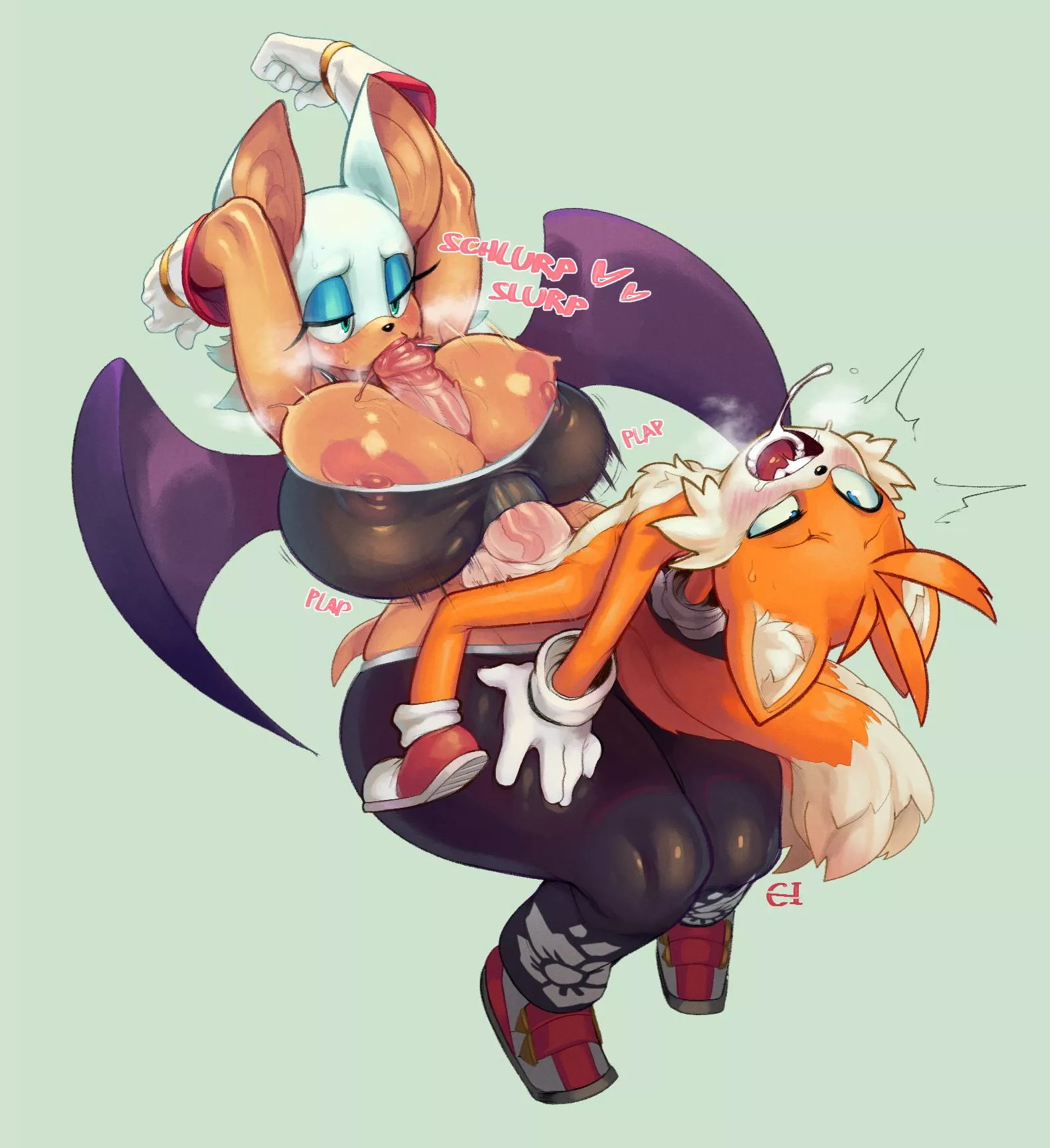 Tails loves Rouge (EigakaDraws) posted by ObserveAndHerve