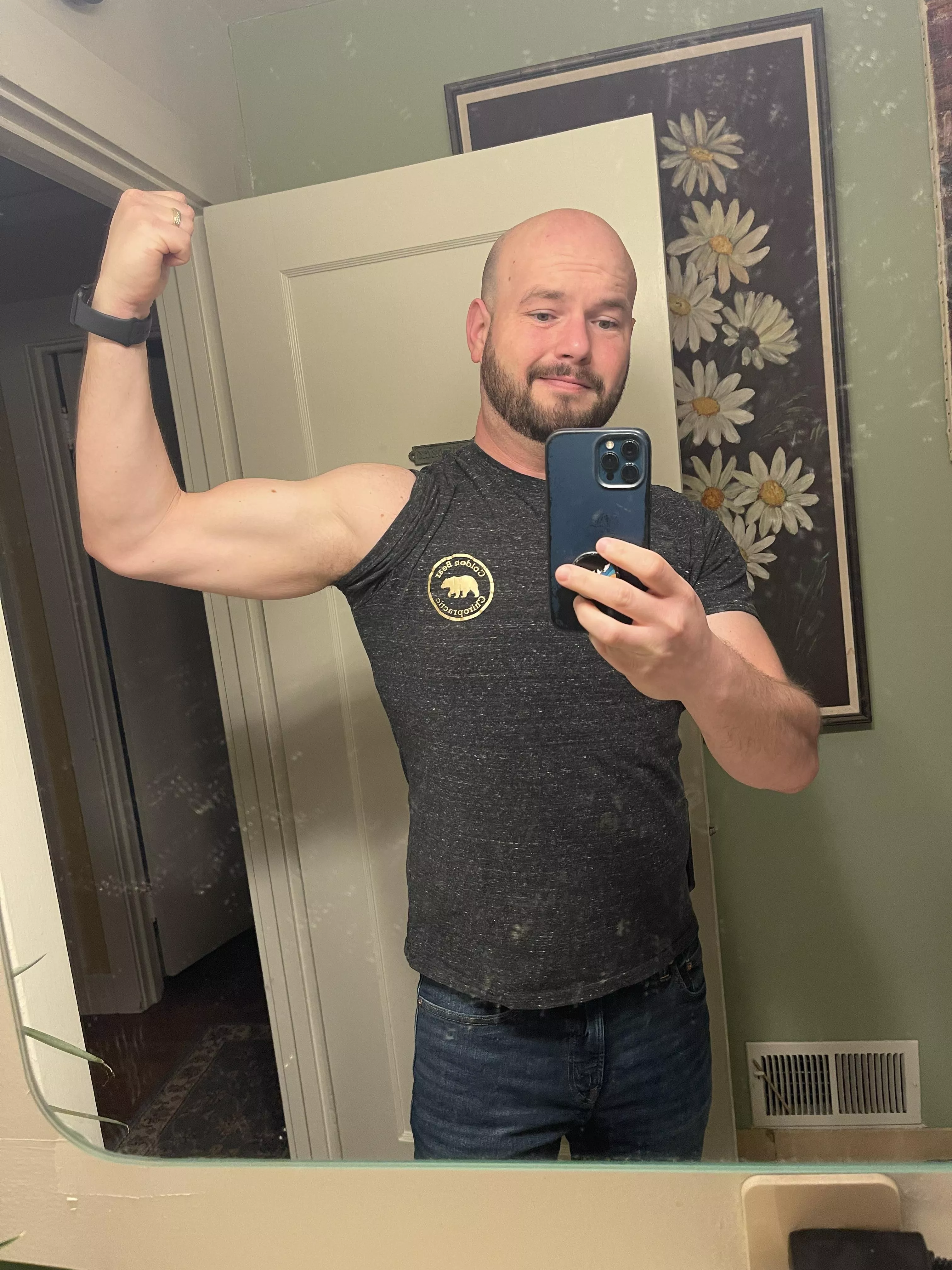 Thought I looked pretty trim this morning (finally!) posted by CoreyB105