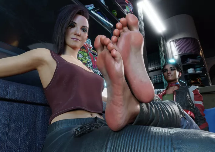 V and Panam (dais1984) [Cyberpunk 2077] by Lachryma_ud