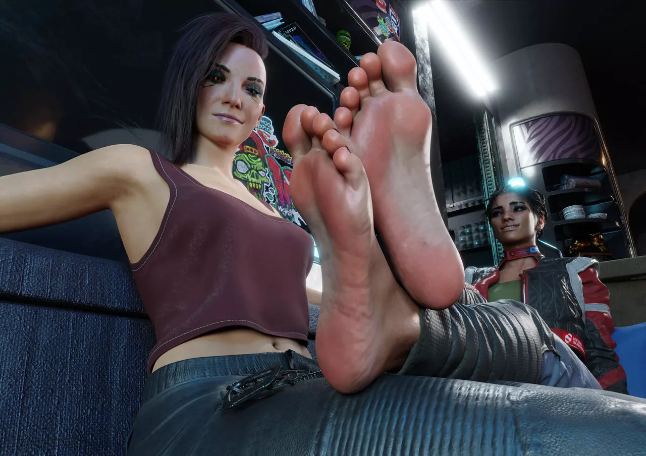 V and Panam (dais1984) [Cyberpunk 2077] posted by Lachryma_ud