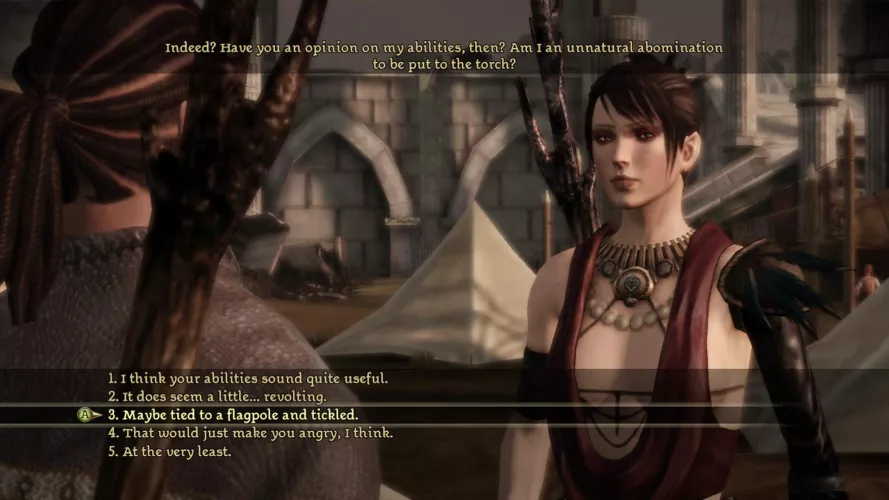 Video Game Screencap: Dragon Age Origins by DarthGrinn