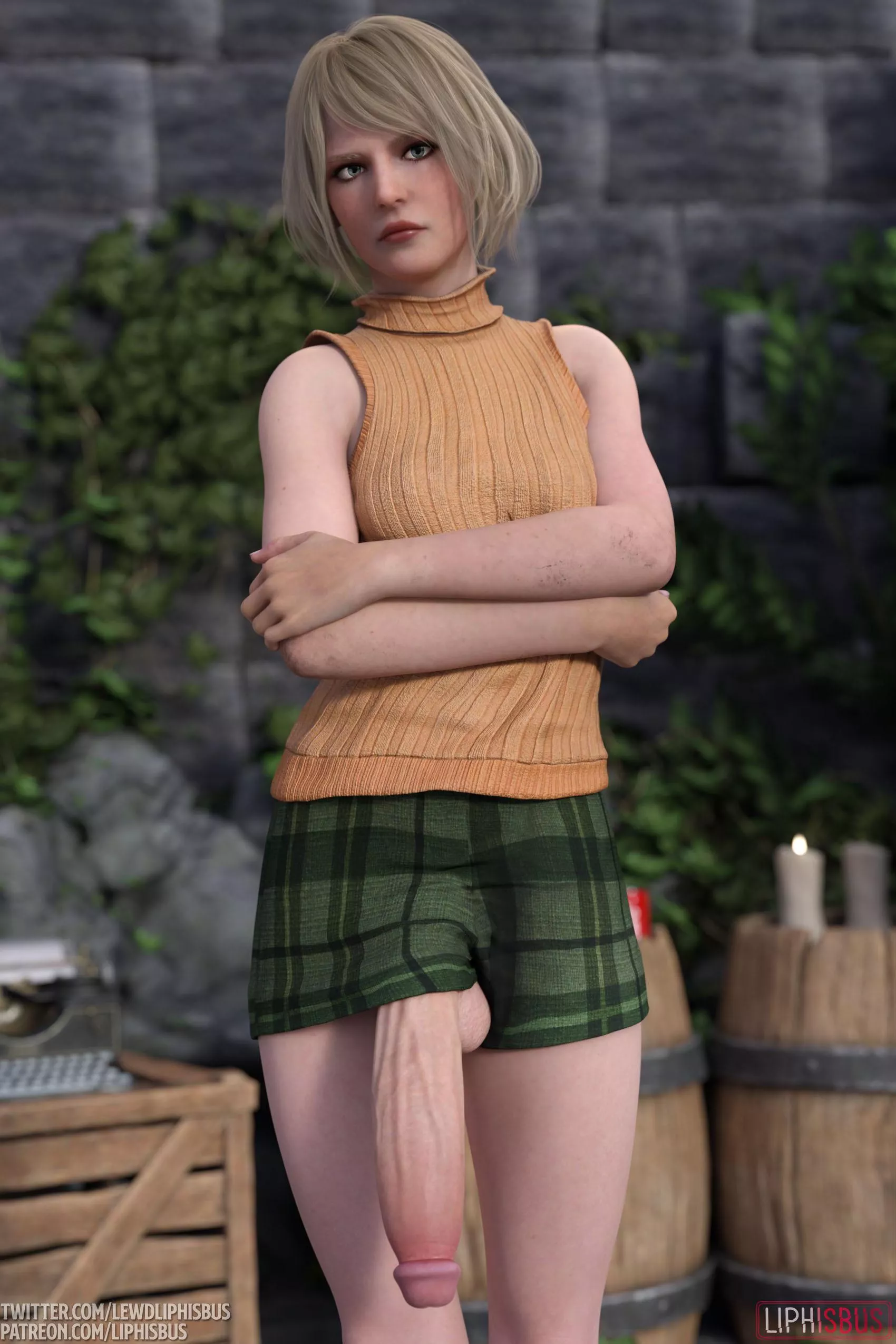 With a weapon like that, Ashley could’ve saved herself.. (Liphisbus) posted by JPsChiliP