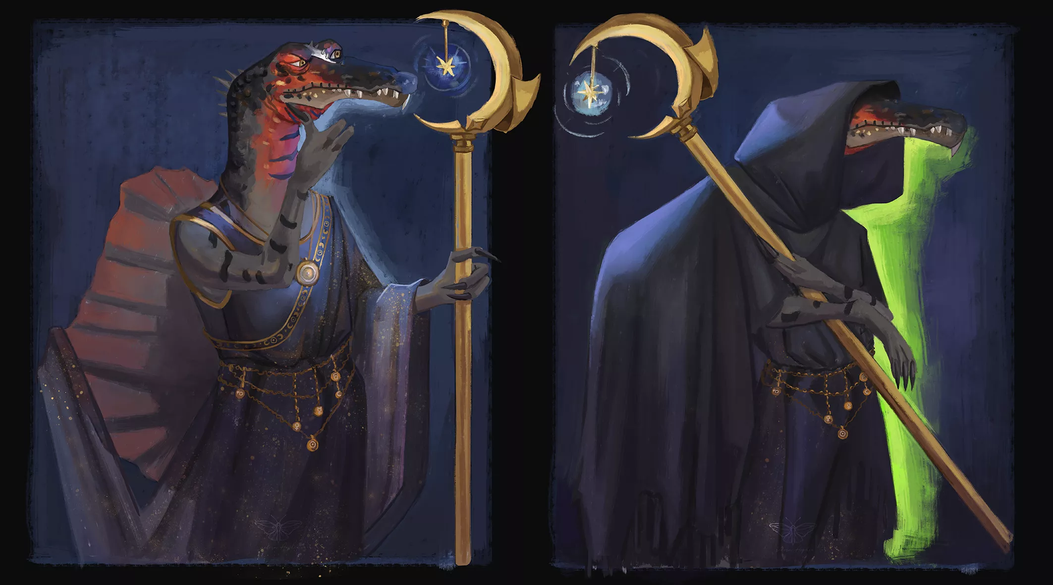 Wizard Spinosaurus posted by rebornAophia