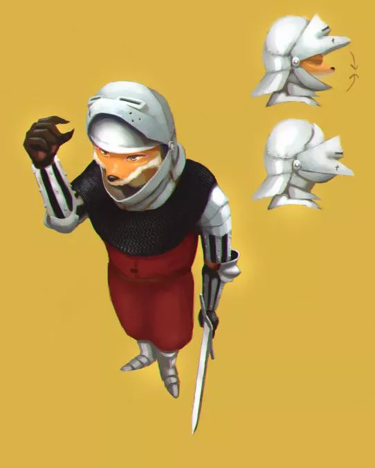 Armoured fox of mine posted by AUserNameNoOneTook