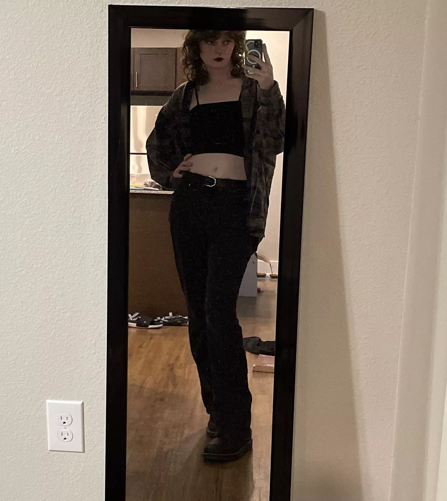 do i look good in black lipstick? ☺️ posted by BiigMama