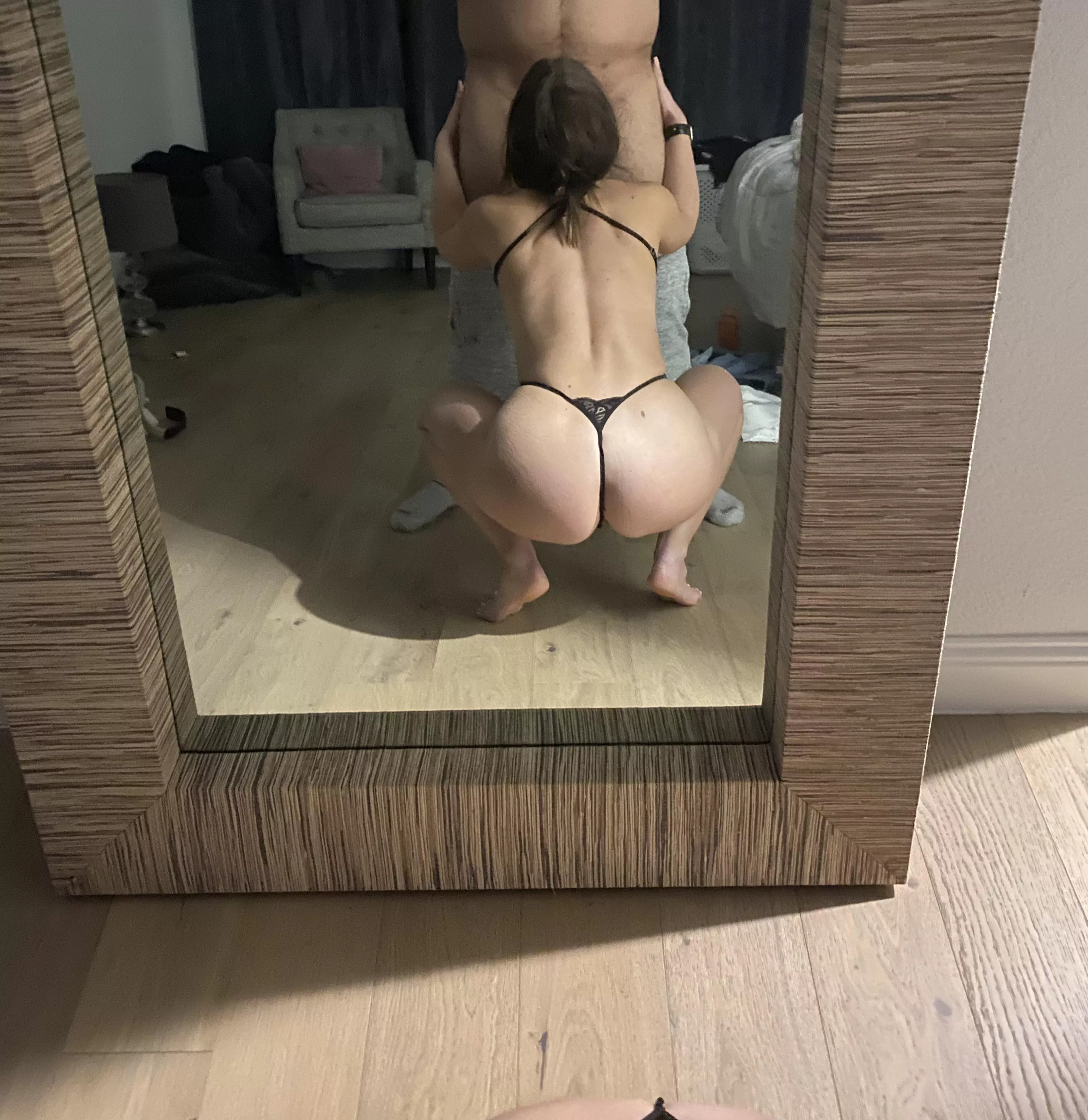 I really love knowing that hubby will be able to taste his cock when I get home! posted by tx_soccermilf