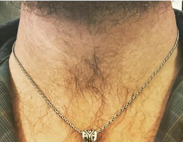 Is it high-growing chest hair or low growing beard hair? 🤣 by Satyrwulf