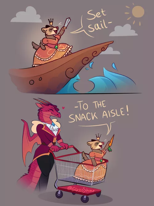 Isle of Snacks [oc] by GlassShine