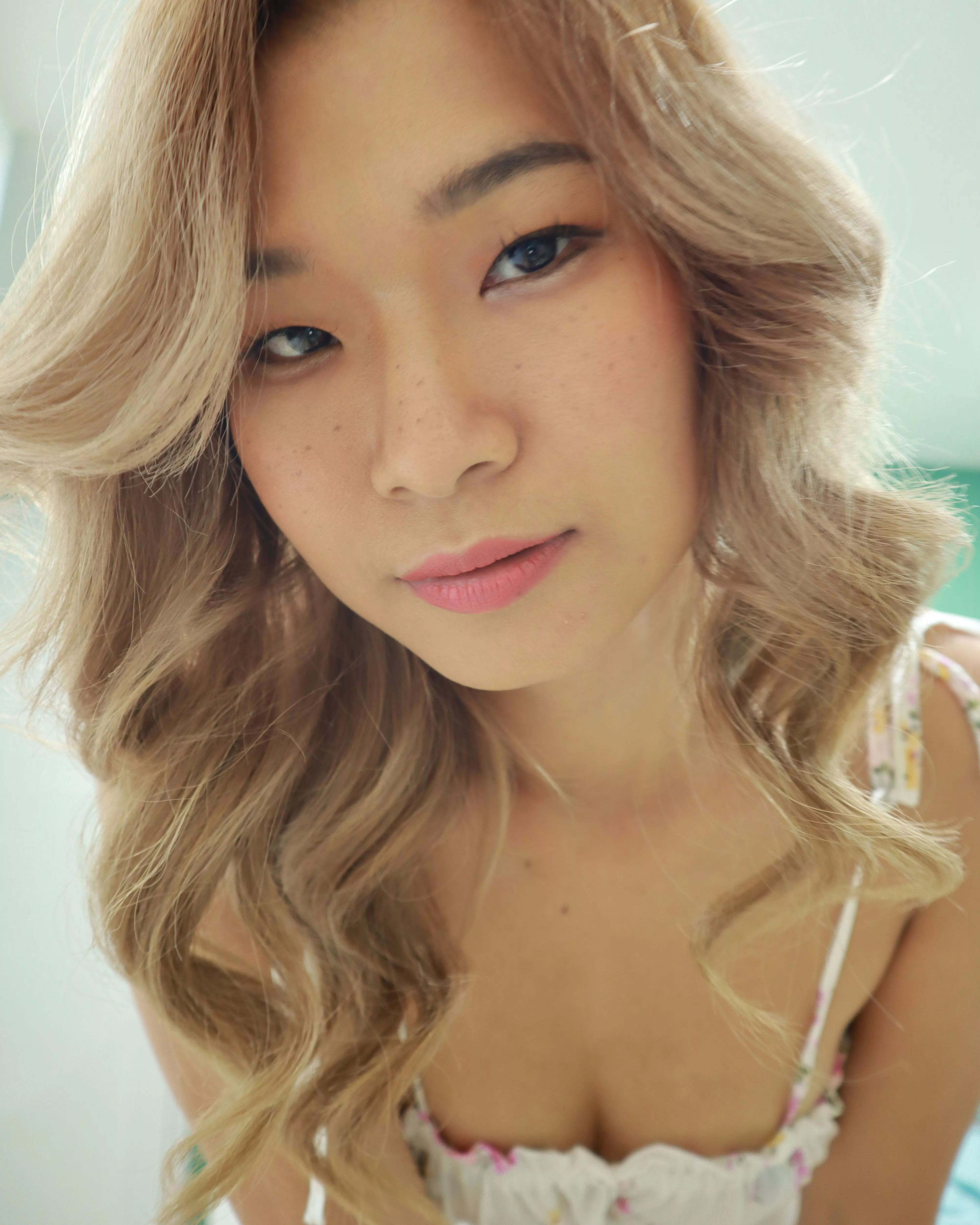 my freckled ginger blonde posted by Tickypose