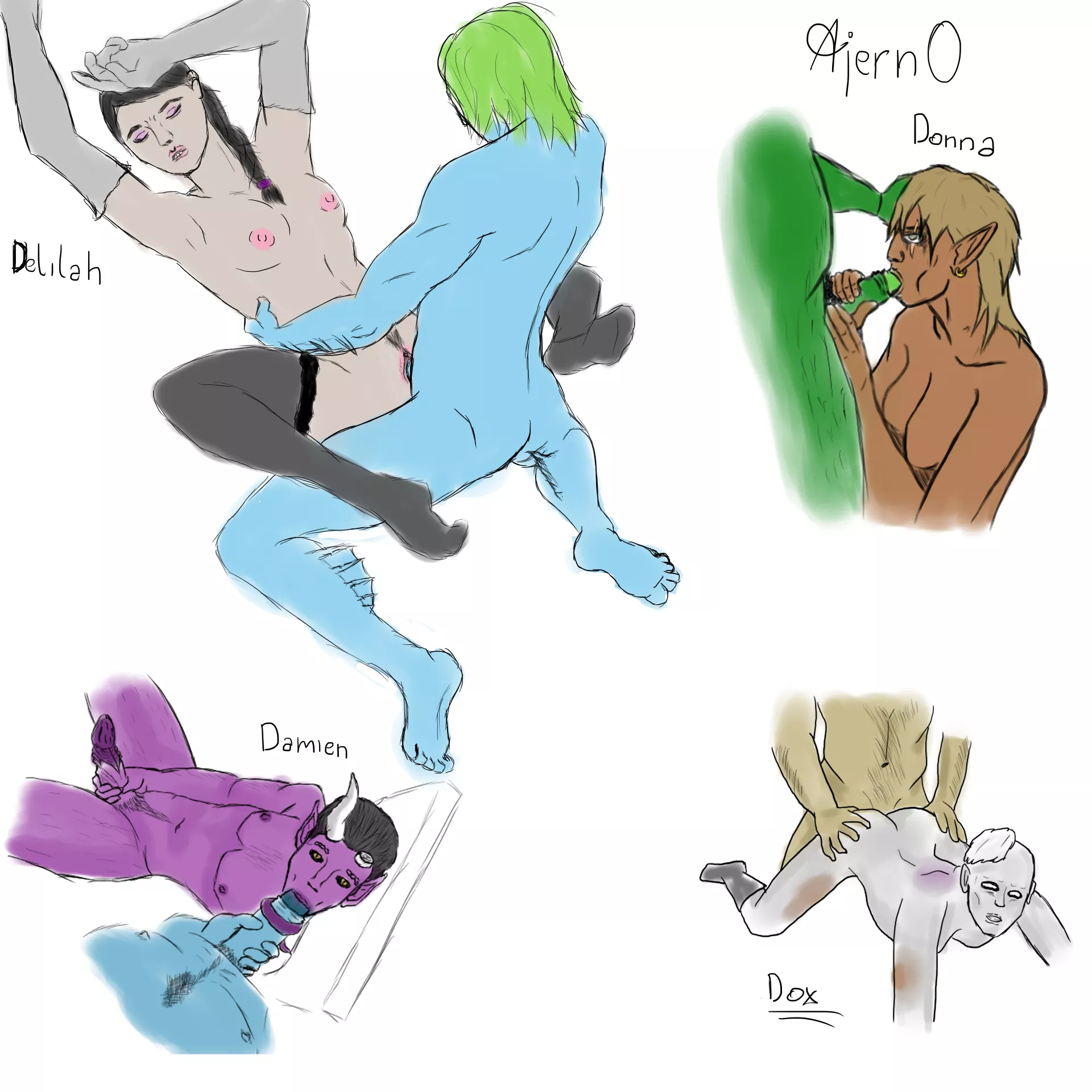 [OC] My Changeling has many personas, but always enjoys a good dick posted by IronG1