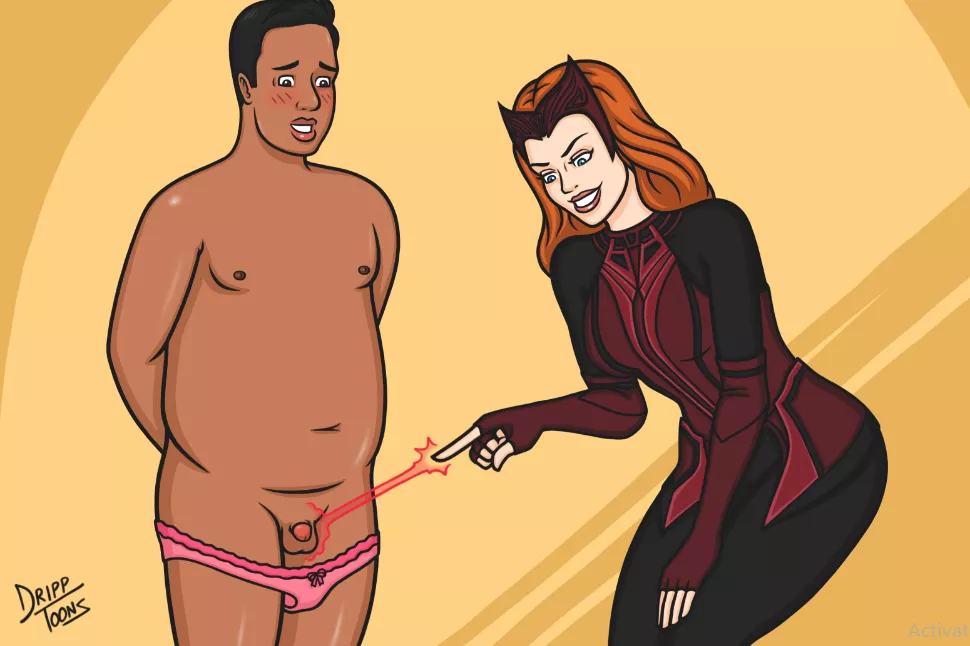 Scarlet Witch teaches a smug frat boy a lesson posted by TechnicalInterest566