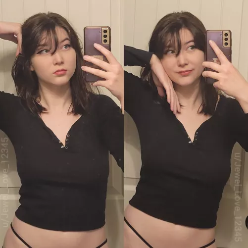 Straight face or smiles? by Jewel_Love_12345