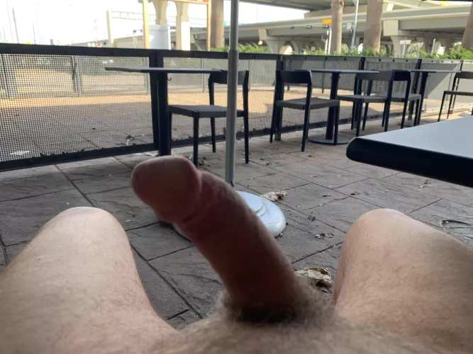Was a great naked morning on the Starbucks patio by txnkddriver