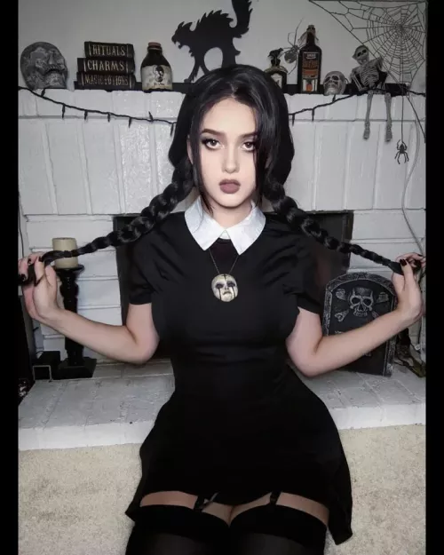 Wednesday Addams by CandyLion by Matthew_Hunt