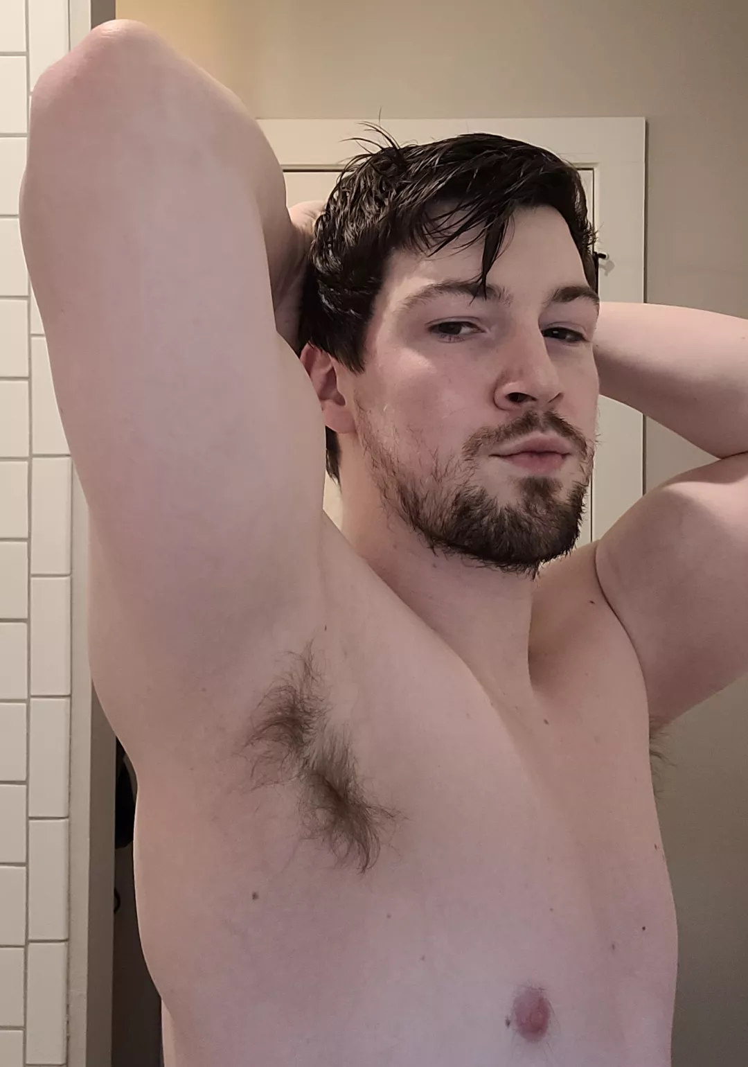 What part of you do you want to touch my armpit with first - your nose or your tongue? posted by ihavechronicrealness