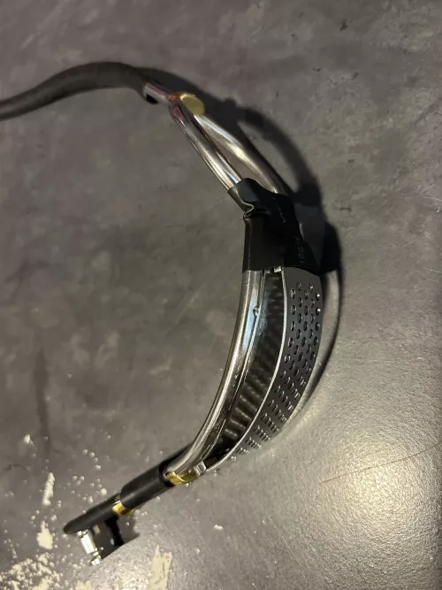 Adjusting new belt- anal area needs extending by kinkyfire38