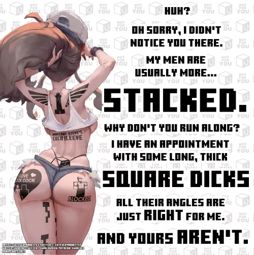 April Fools Part Two: Hilda's Been BLOCKED [Raceplay???] [Tattoos] [Hilda] [Pokemon] [Minecraft???] [Roblox] [Square Dicks] [Parody] [Shitpost] [minecraft steven supremacy] [April Fools] by swirlin2048