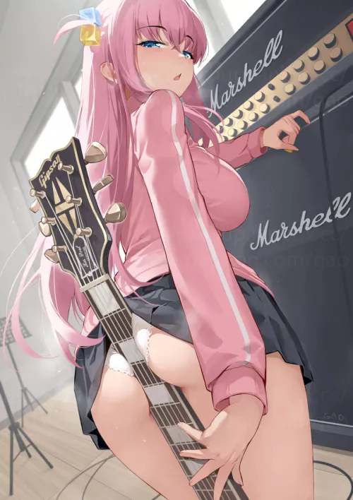 Bocchi the rock guitar between ass (@GaoLukchup) by WhichAd7730