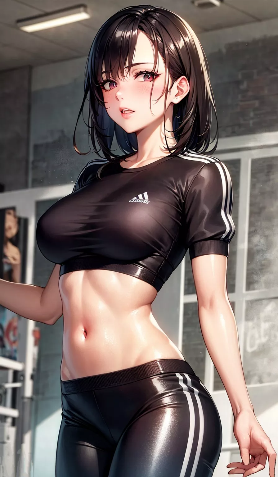 Gym Midriff posted by CheetahSperm18