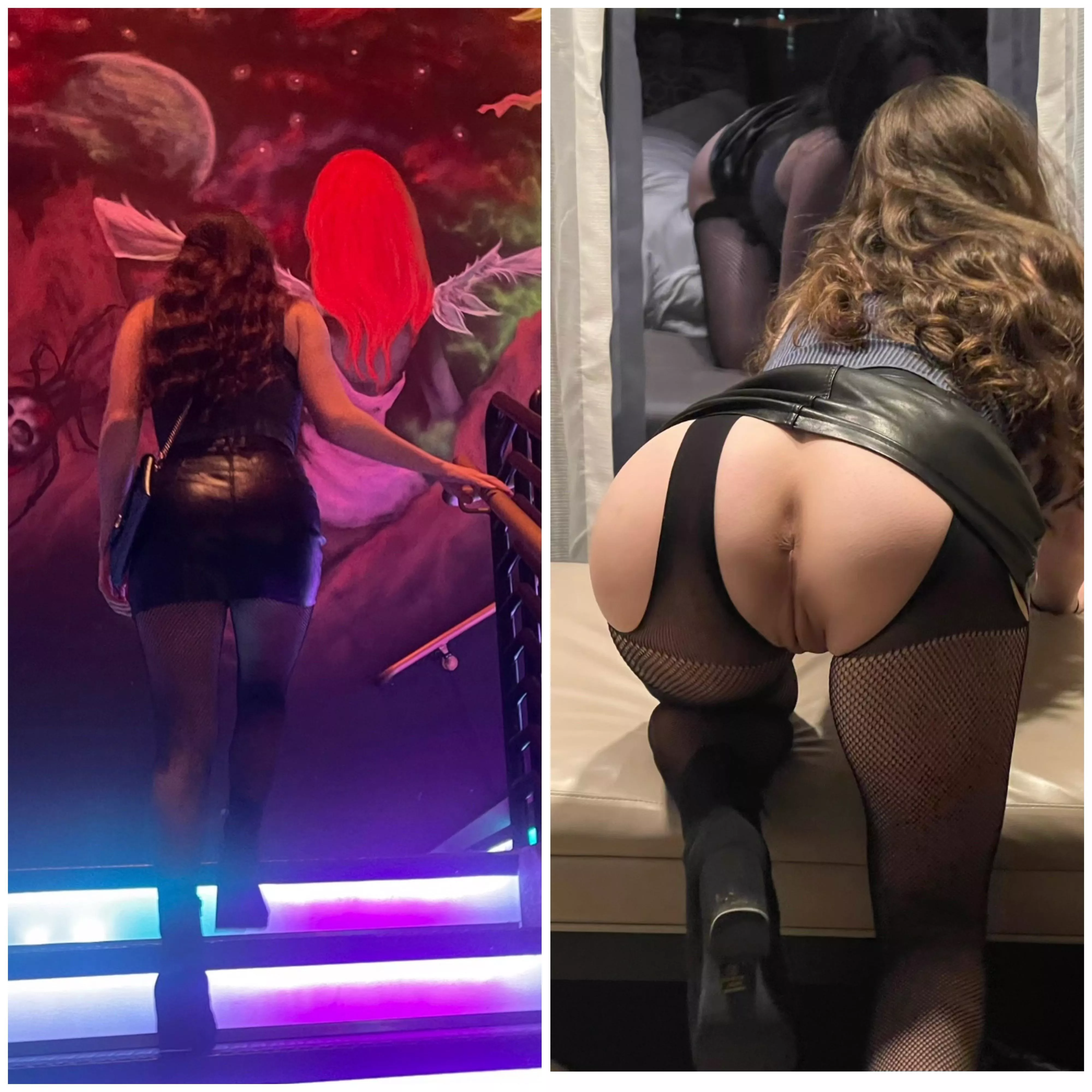 How the night started, vs how the night (f)inished 🫦🍑🤷🏻‍♀️ posted by flavor_of_the_week_