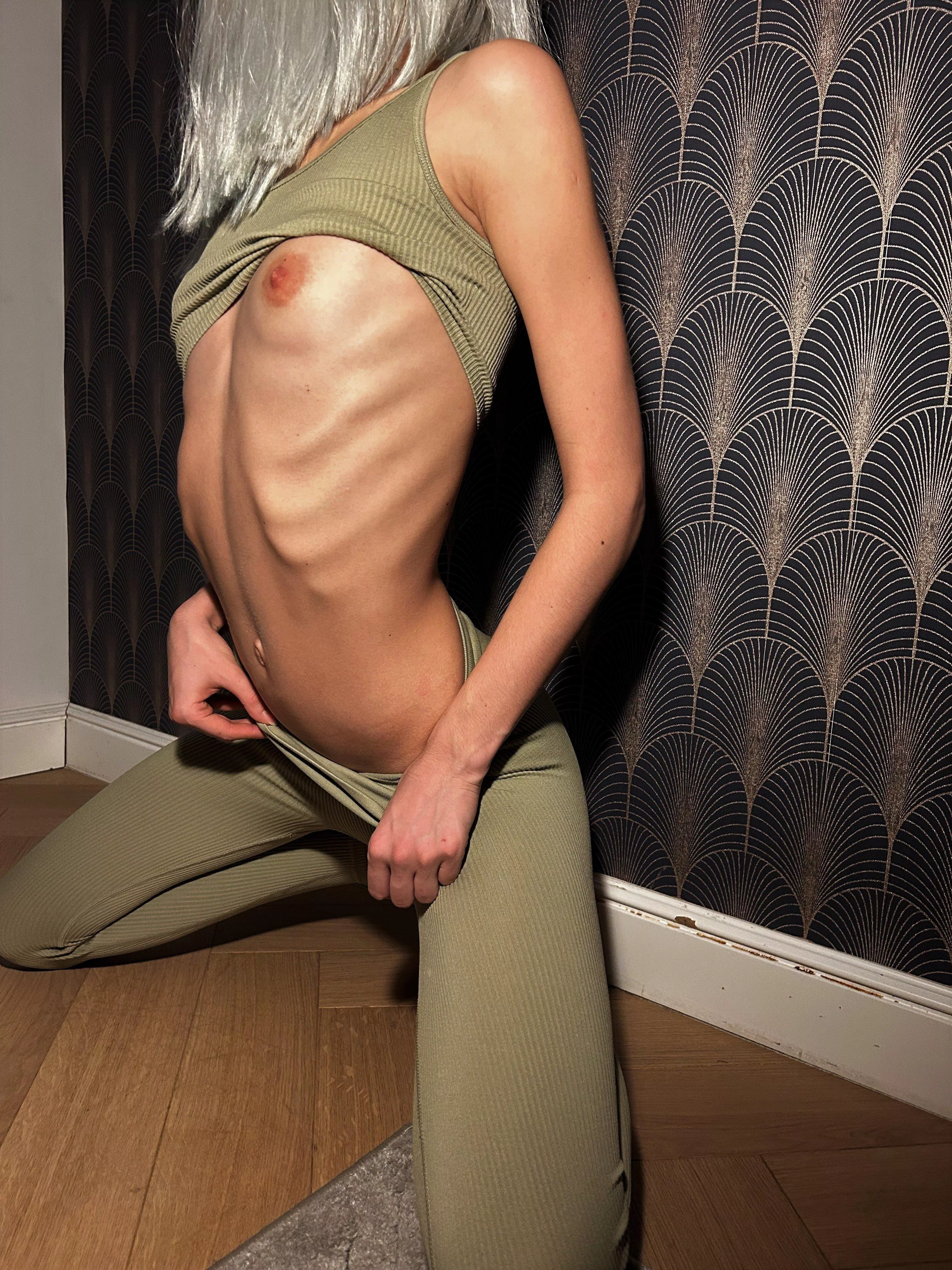 Just before my running session posted by skinny_slutty_teen