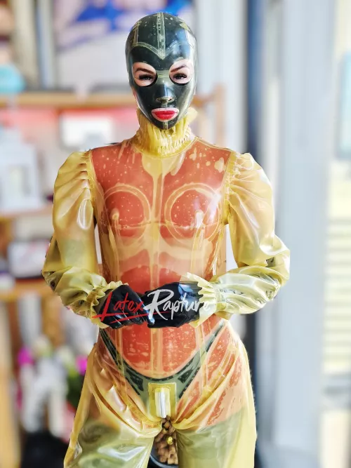 Layered in latex and double hooded by LatexRapture
