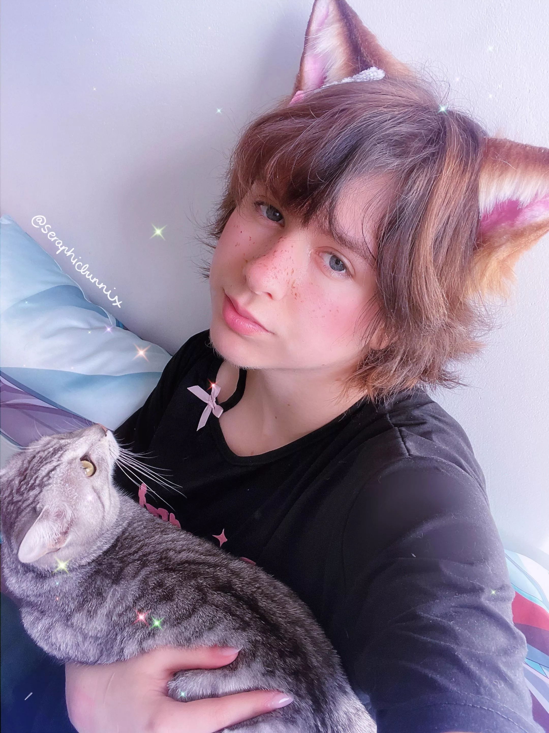 me and my favorite boy 💕 posted by seraphicbunnix