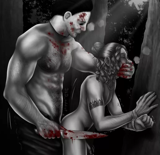 Michael Myers x Renato Lyra [Halloween & Dead by Daylight] (artist is me (OC)) by DbD_addict