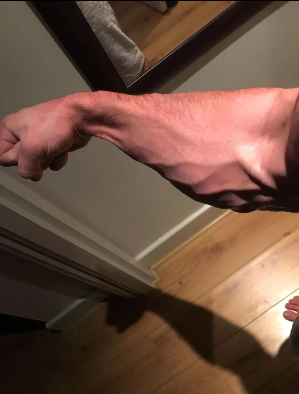 My forearms always bulge after a shower! posted by YahDortyJezibel