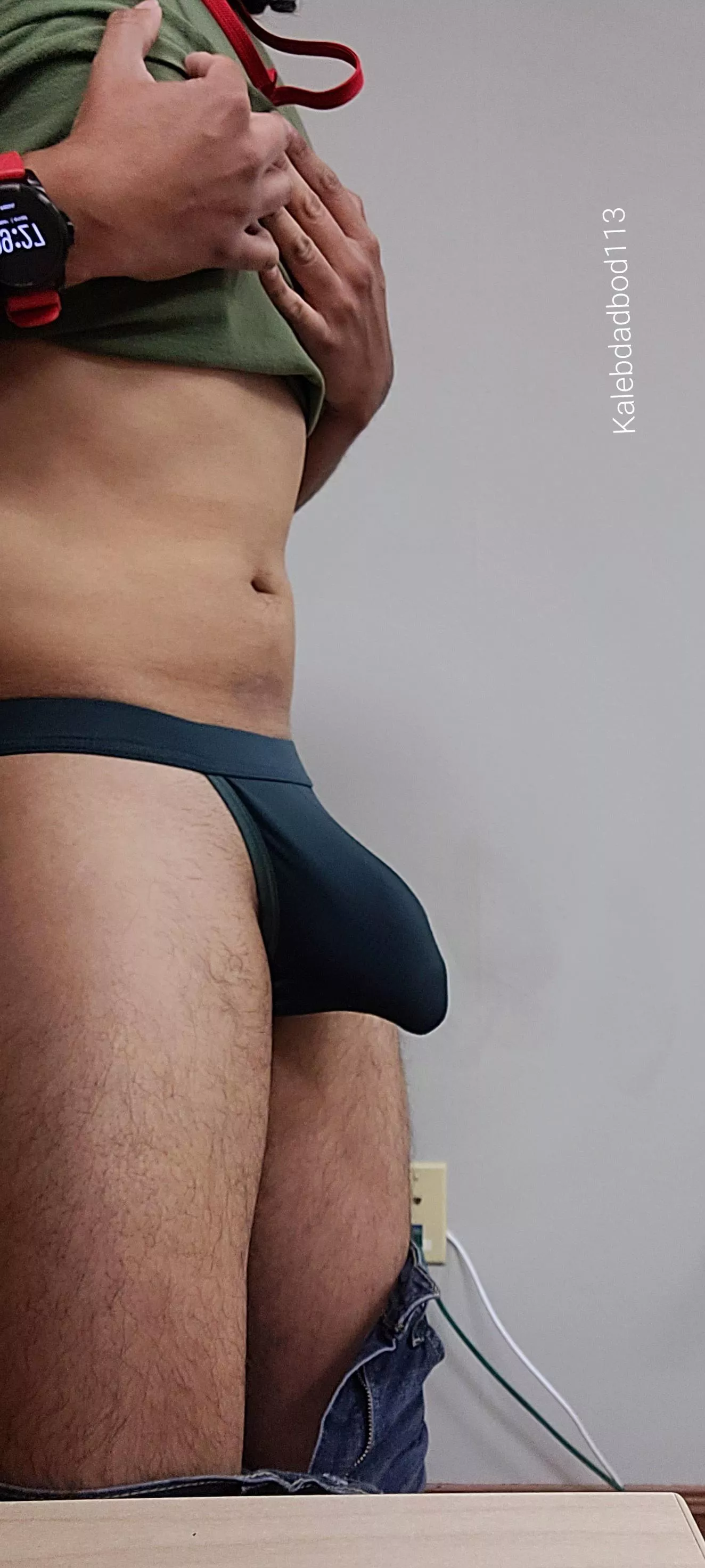 Rock hard in the office. posted by kalebdadbod