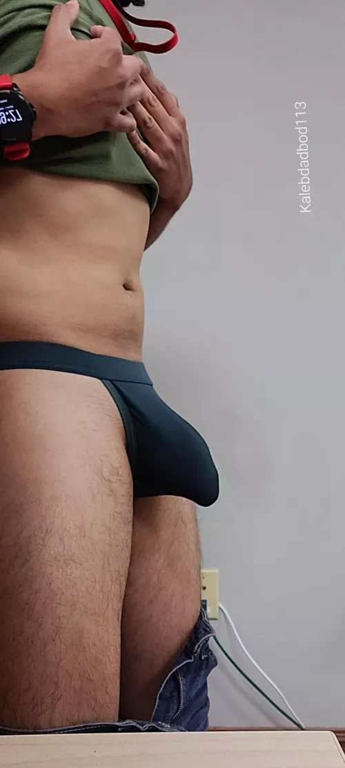 Rock hard in the office today. by kalebdadbod