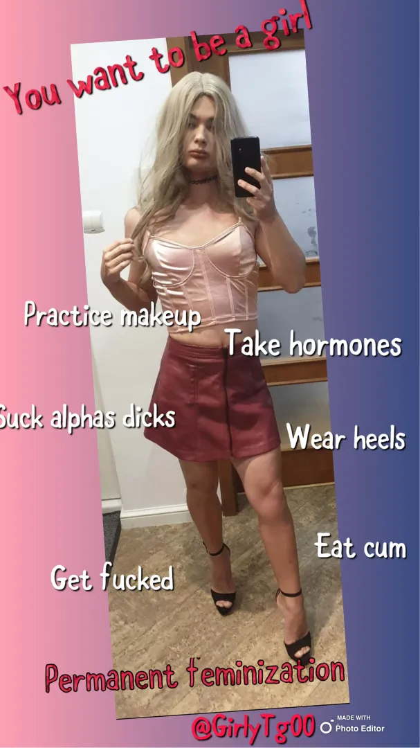 Self made caption🥰 posted by GirlyTg00