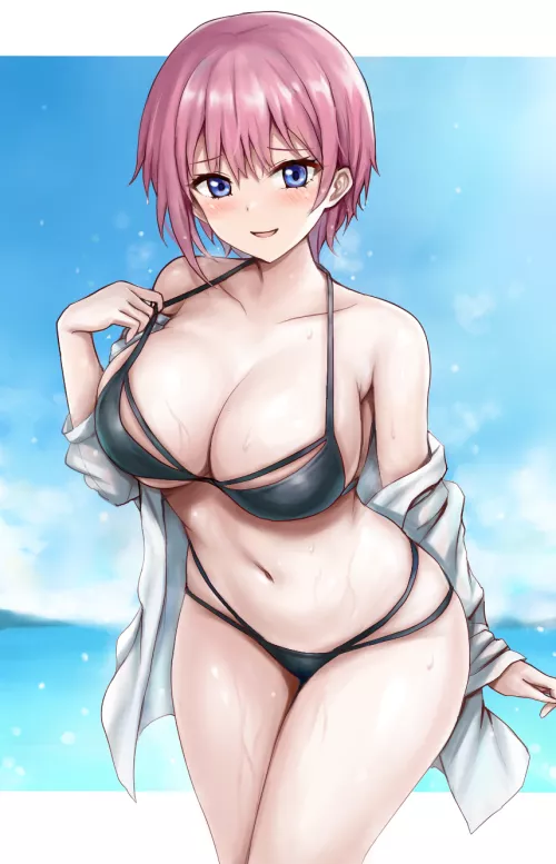 Swimsuit Ichika by xSaviour_N