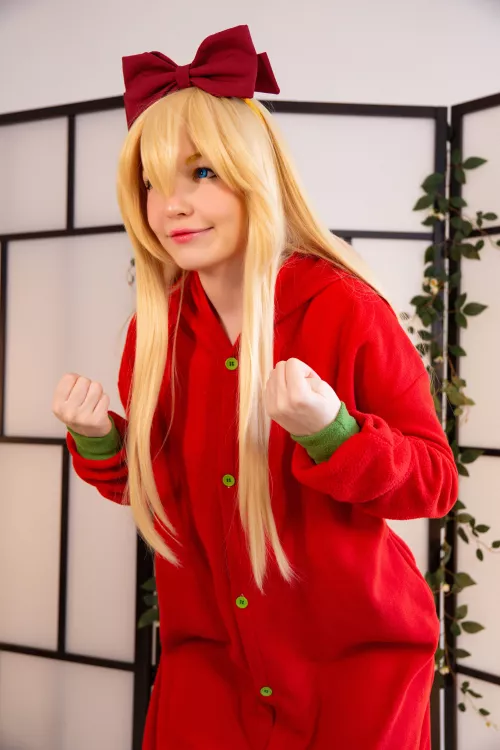 The strongest Tomato for your April fools Kyoko cosplay by Murrning_Glow by MurrningGlow