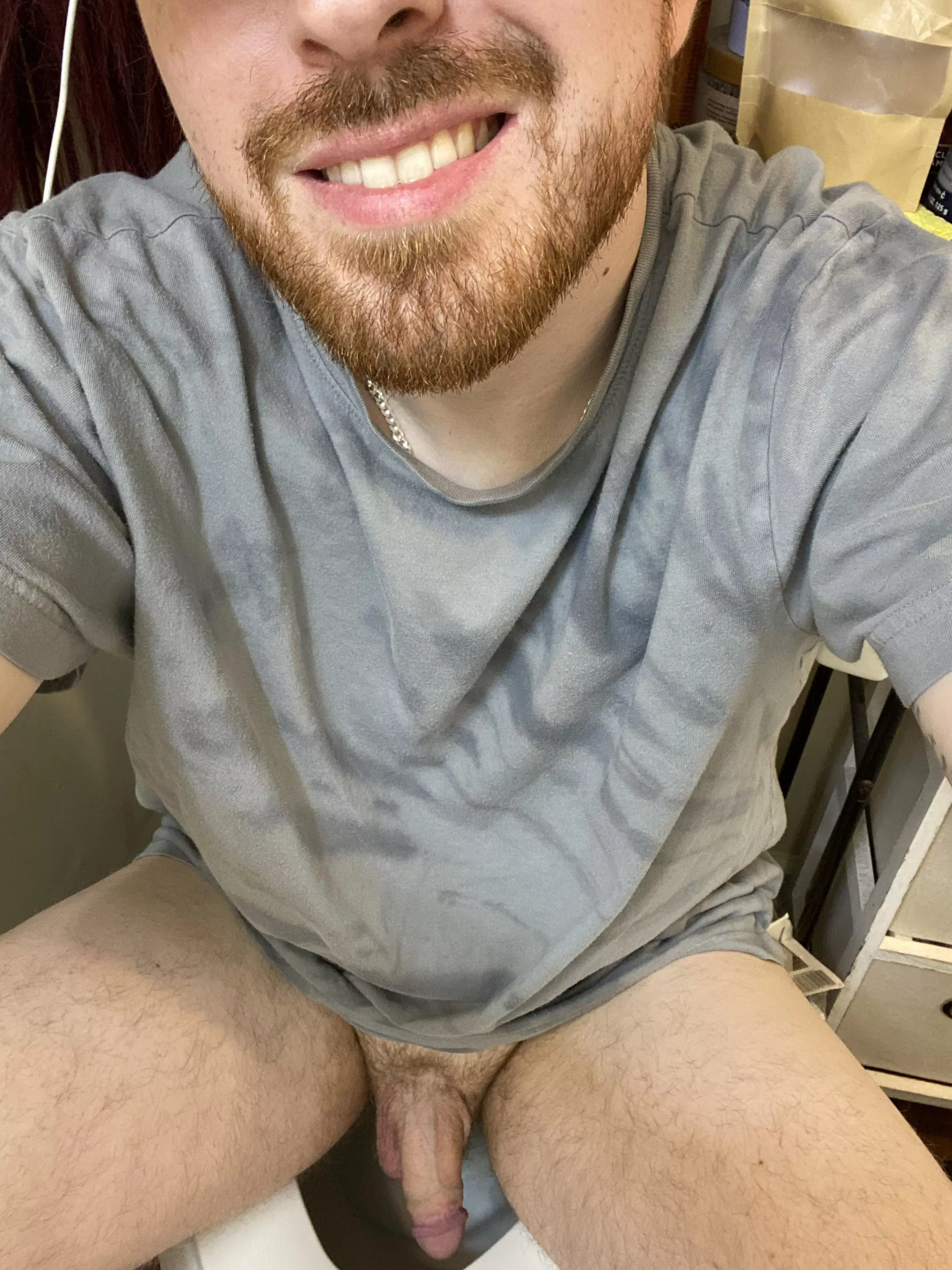 You walked in on me in the bathroom, what’s your next move? posted by Ging-r