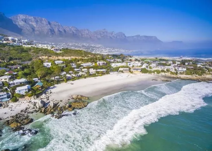 3rd April drone shot of Cape Town beach by MagicMushroomFarmer