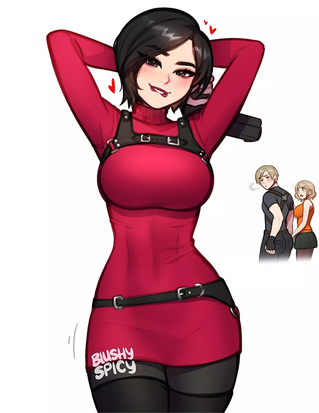 Ada Wong, Leon & Ashley(BlushySpicy)[Resident Evil] posted by CBlaster9000