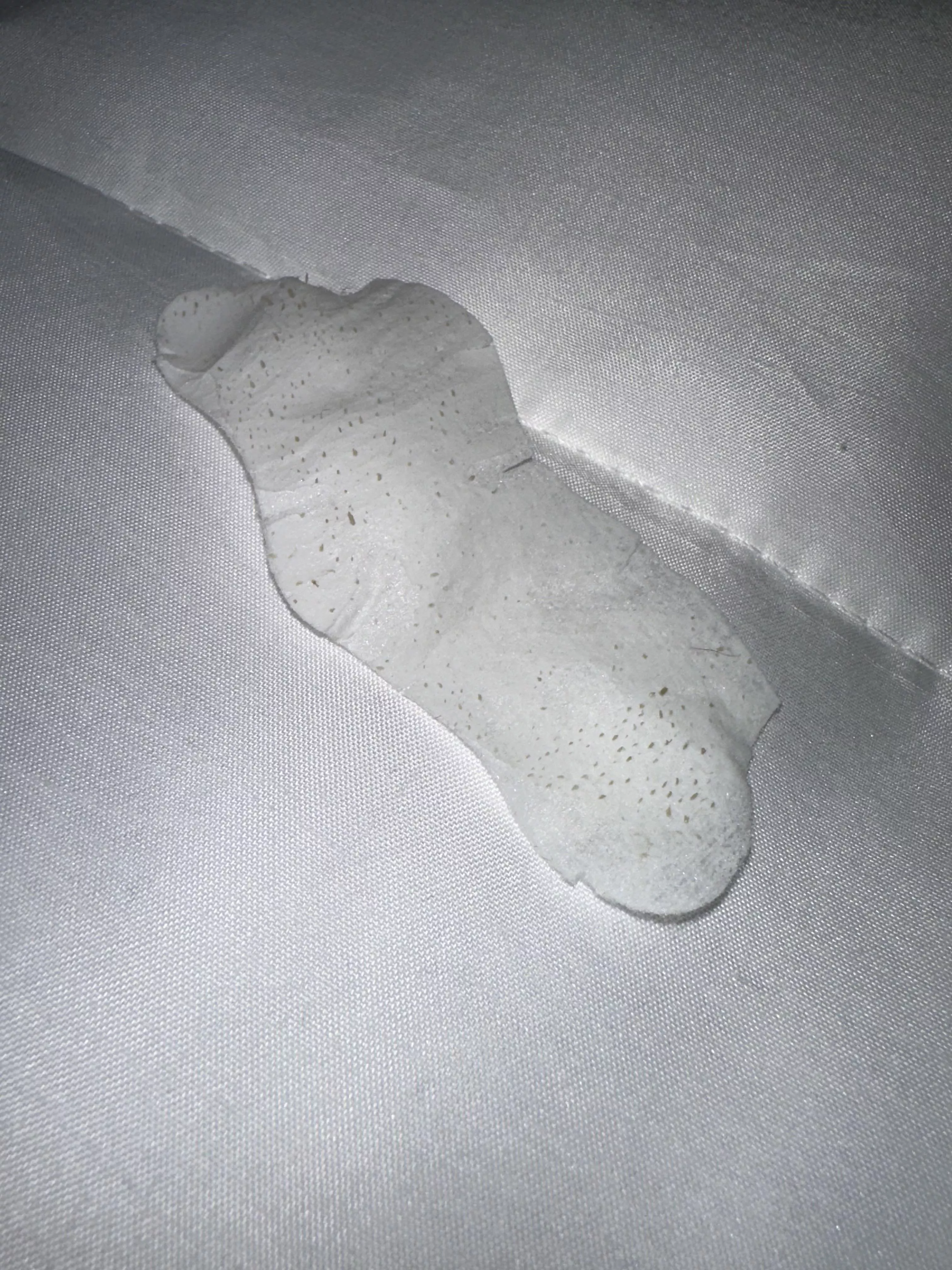 After I took this pore strip off my brother's nose he said, 