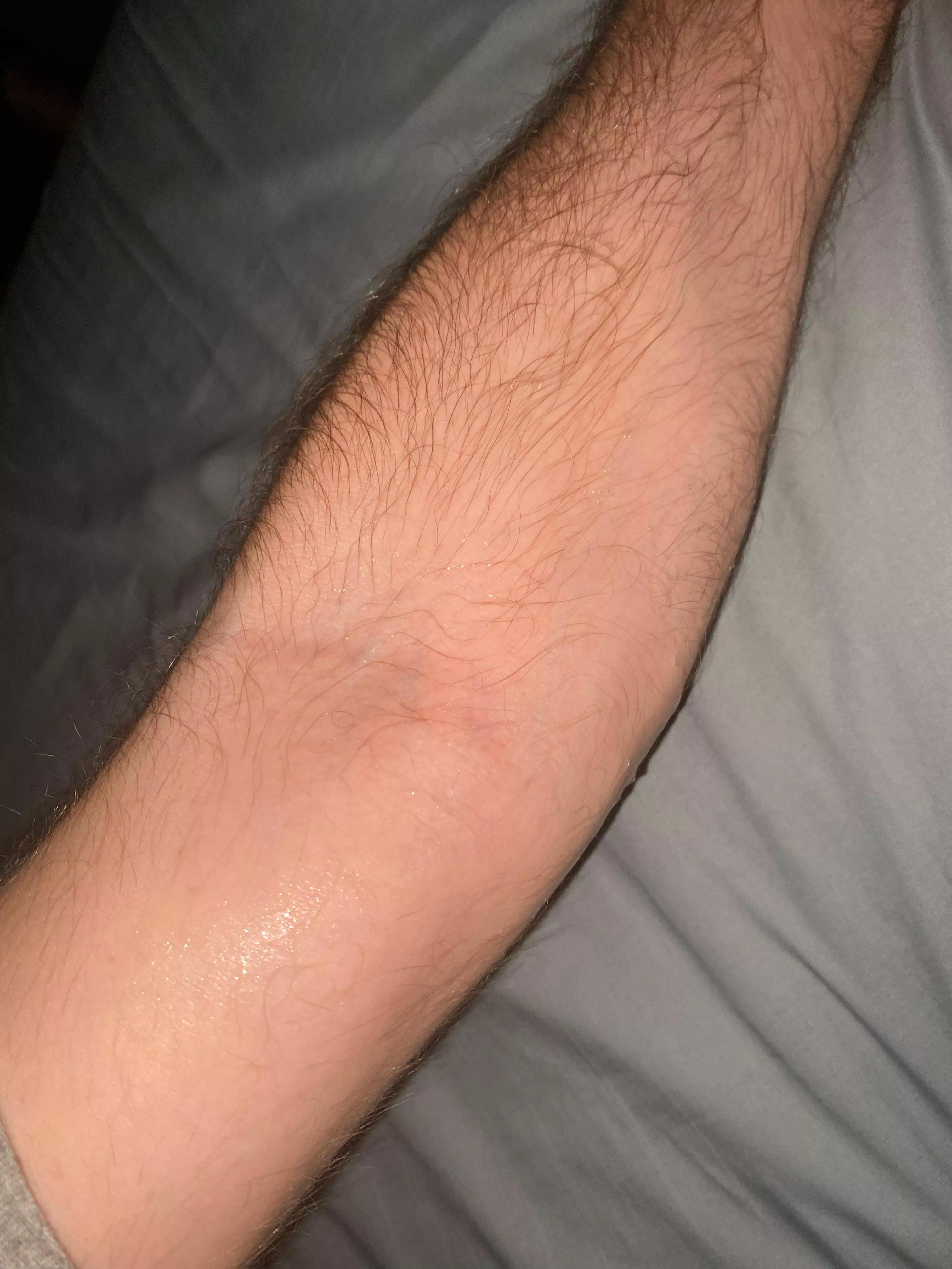 Arm and saliva fetish anyone? posted by afklejsj