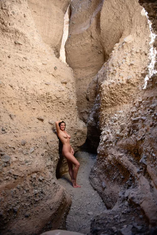 Exploring a slot canyon - OC by Emma_Rose_24