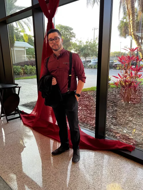 Had to dress to impress Saturday. How did I do? 😅 by Zacisadrag