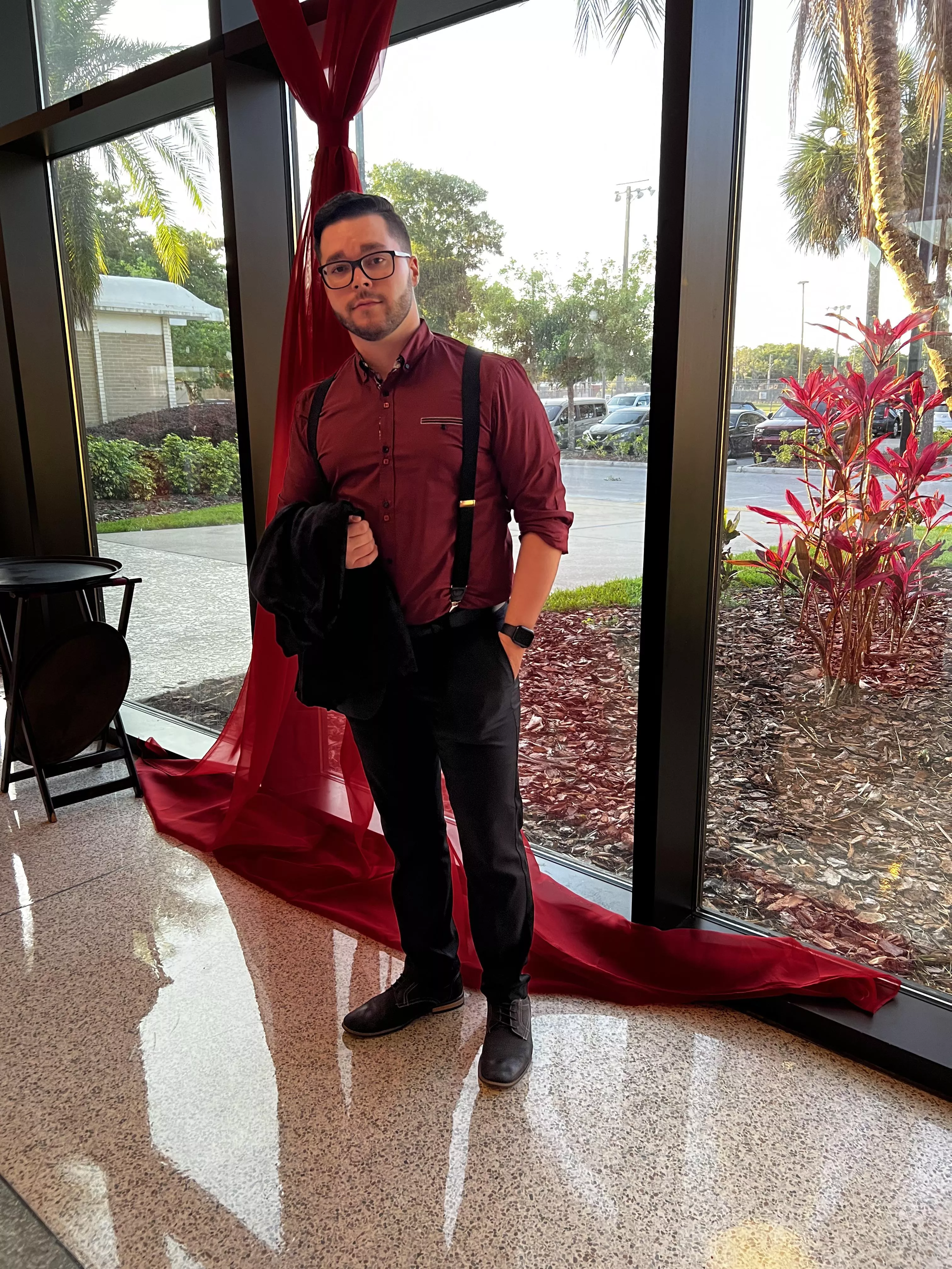 Had to dress to impress Saturday. How did I do? 😅 posted by Zacisadrag