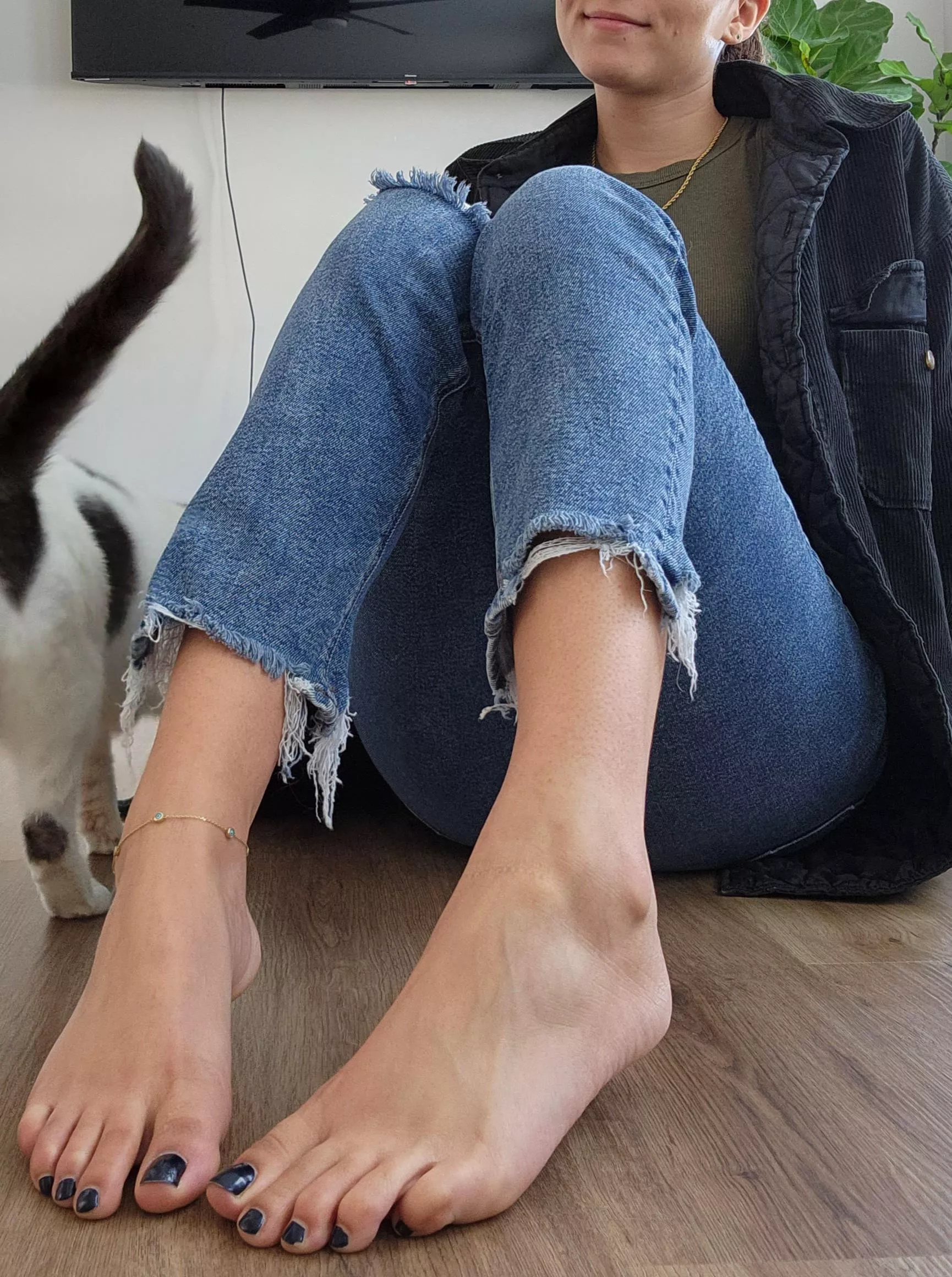 Here there, I see you looking at my cat 😉 posted by KittyCatToeBean